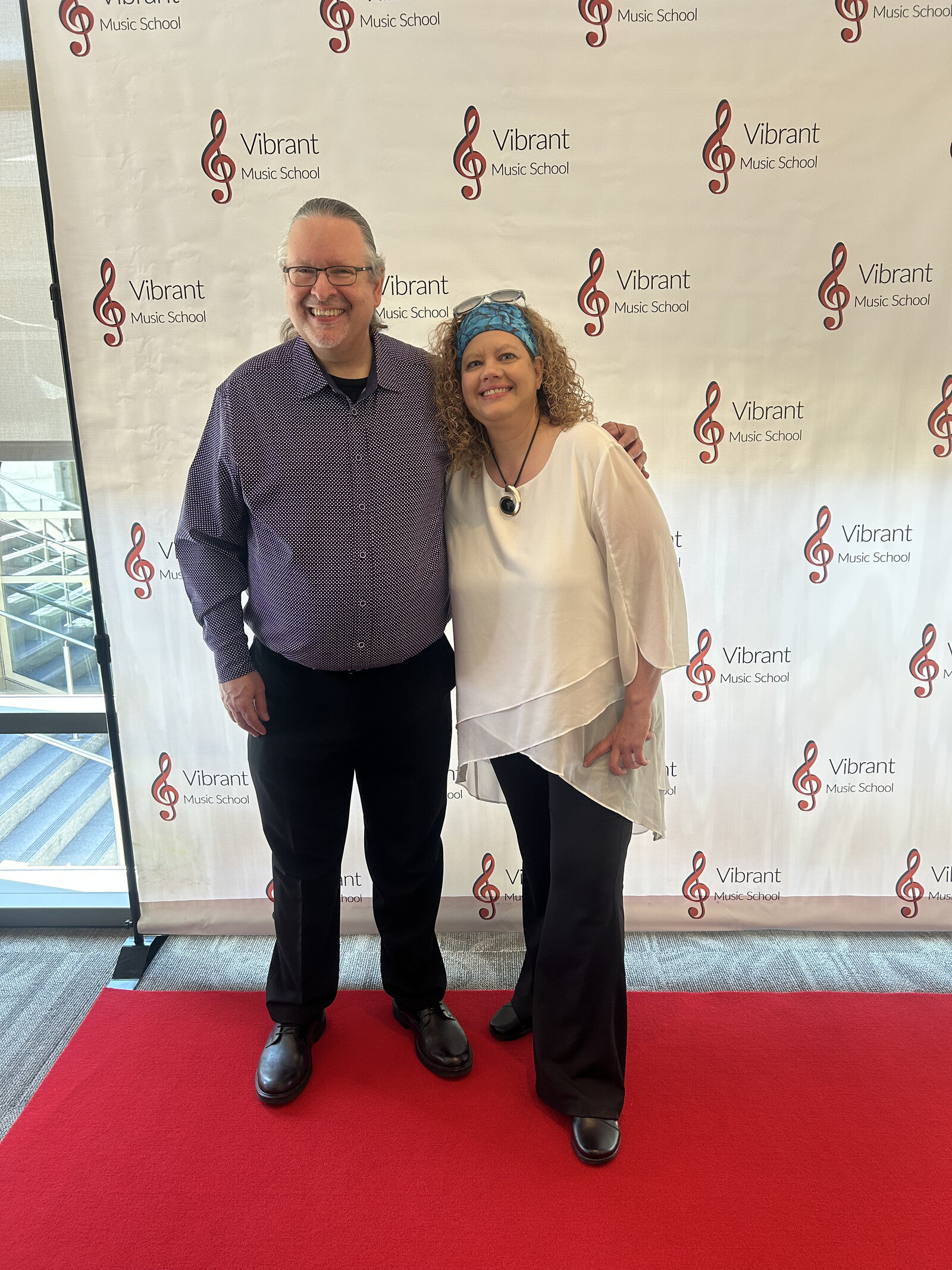Monica Williams and Stephen Evans, co-directors of Vibrant Music Studio